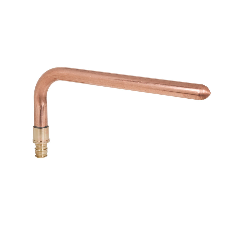 418665-001 - 1/2" x 1/2" Copper Tube EVERLOC+ Closed End Stub Out Ell