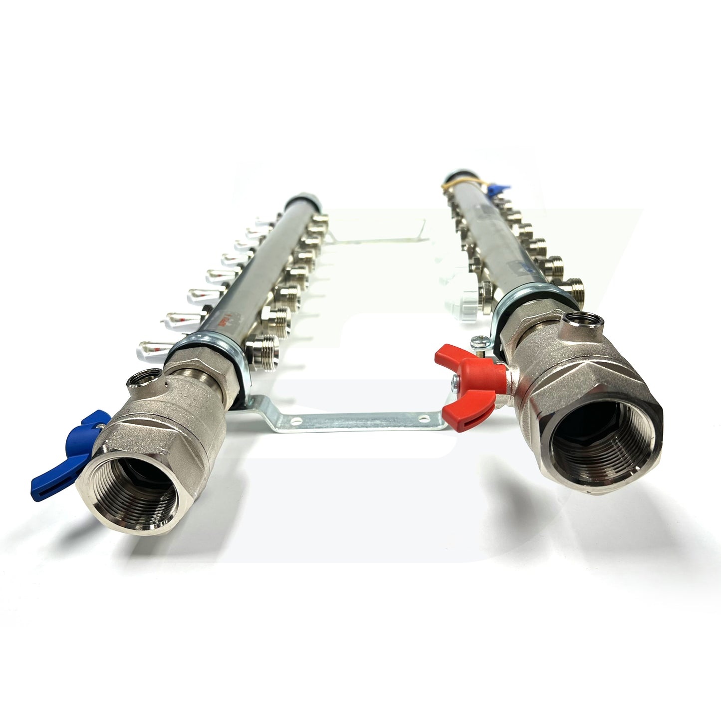 343377-001 - PRO-BALANCE 1-1/4" Stainless Steel Manifold With Gauges - 6 Outlet