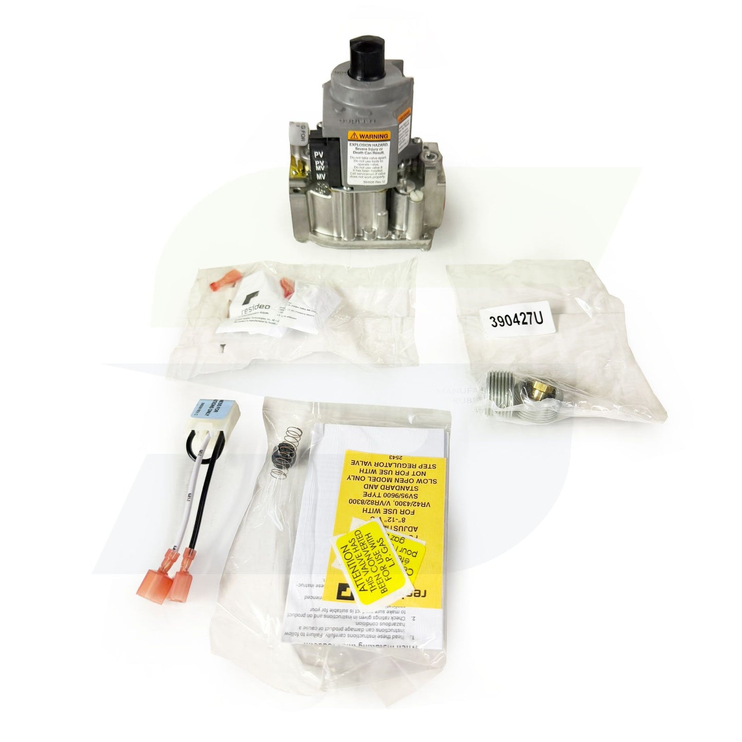 VR8345M4302 - Universal Intermittent Direct Ignition 24V Standard Opening Gas Valve, 3/4"