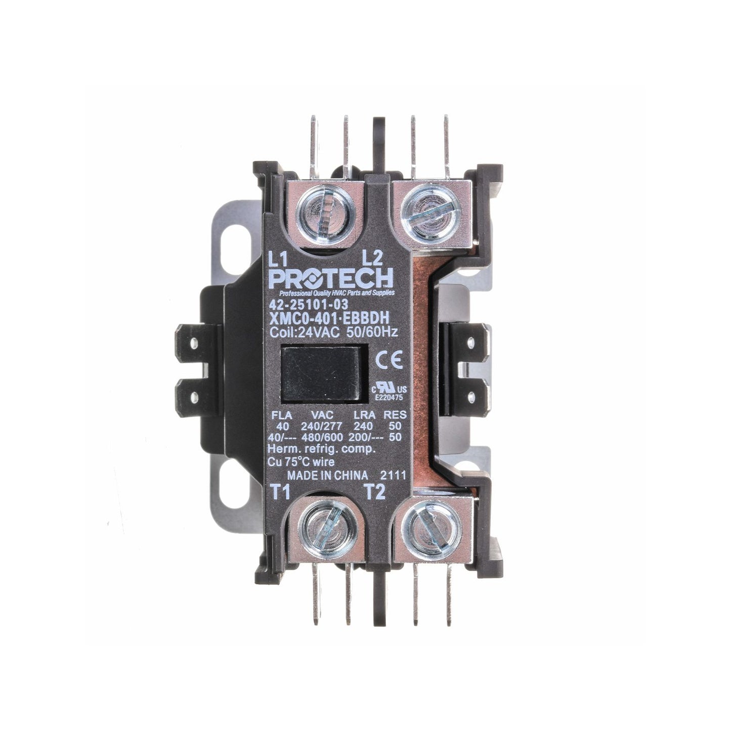 42-25101-03 - PROTECH Contactor - 40A - 1-Pole - 24V