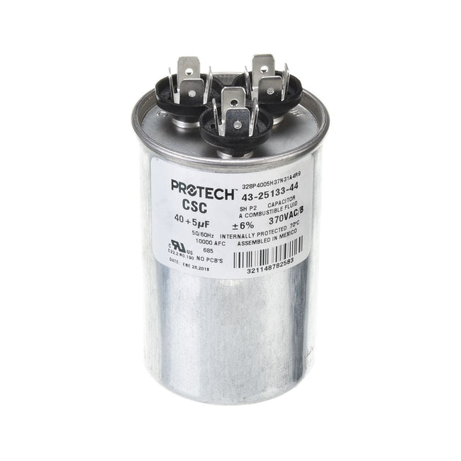 43-25133-44 - Dual Round Capacitor - 40/5 UF - 370V