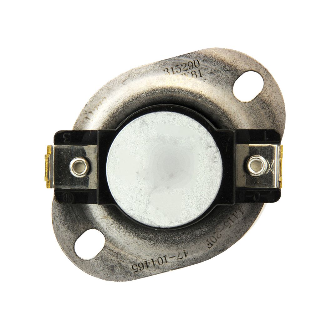 Rheem 47-104465-01 - Limit Switch - Normally Closed, Close At 95F, Open At 115F, Auto Reset, 230VAC