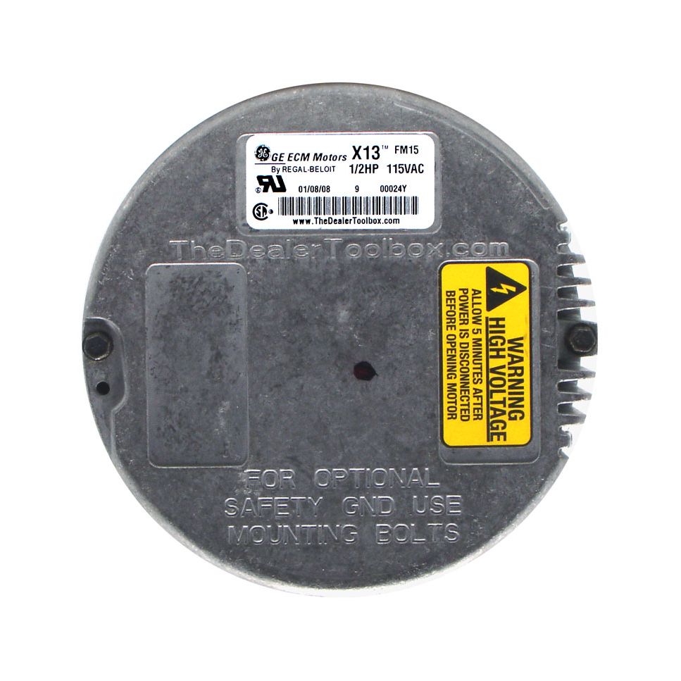 51-102172-07 - X-13 Endura Pro 1/2 HP Blower Motor - 1 Phase - Variable Speed - 120V