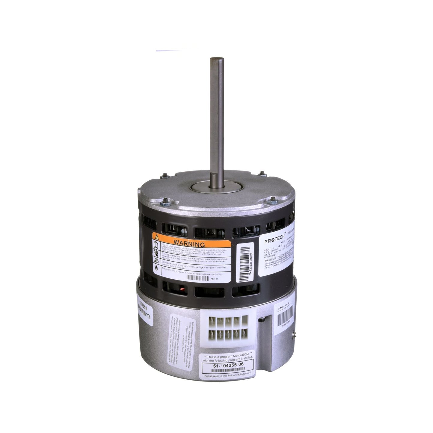 51-104355-06 - 1/2HP SelecTech Blower Motor - 1 Phase - Variable Speed - 120V