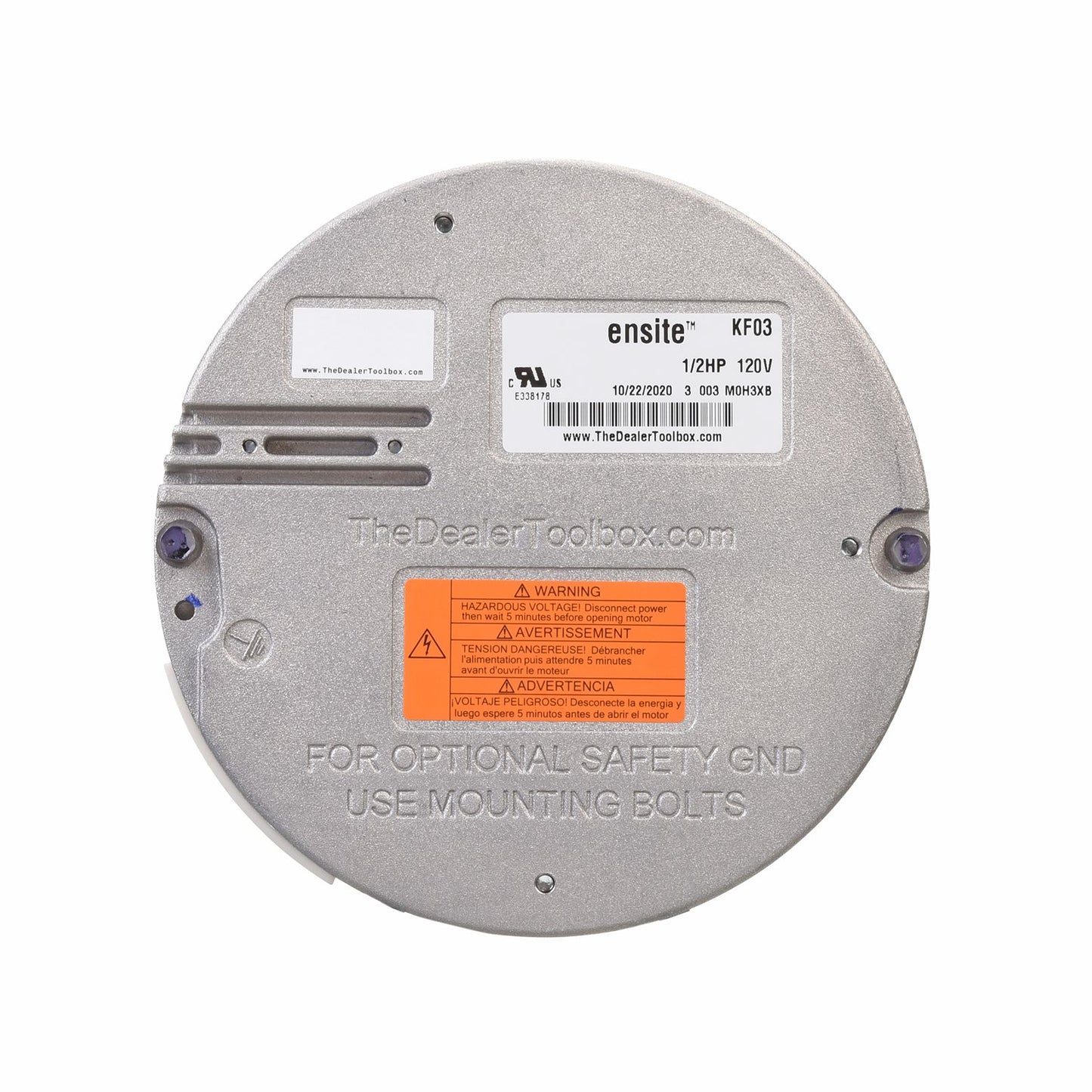 51-107164-01 - Ensite 1/2 HP Blower Motor - Variable Speed - 120V