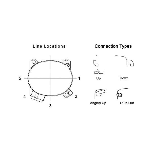 55-102045-144S - Copeland Scroll Compressor - 34,600 BTU - 1 Phase - R410A - 230V