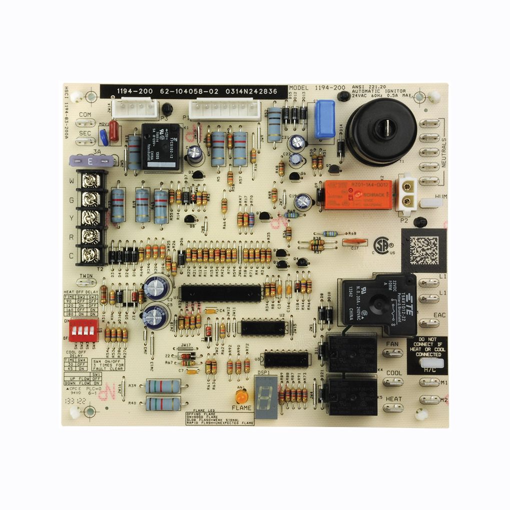 62-104058-02 - Integrated Furnace Control Board