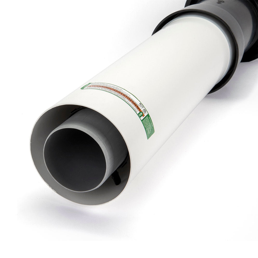 184162PP - 39" Condensing Vertical Roof Vent Kit - 20" Above Roof - 3" / 5" Concentric