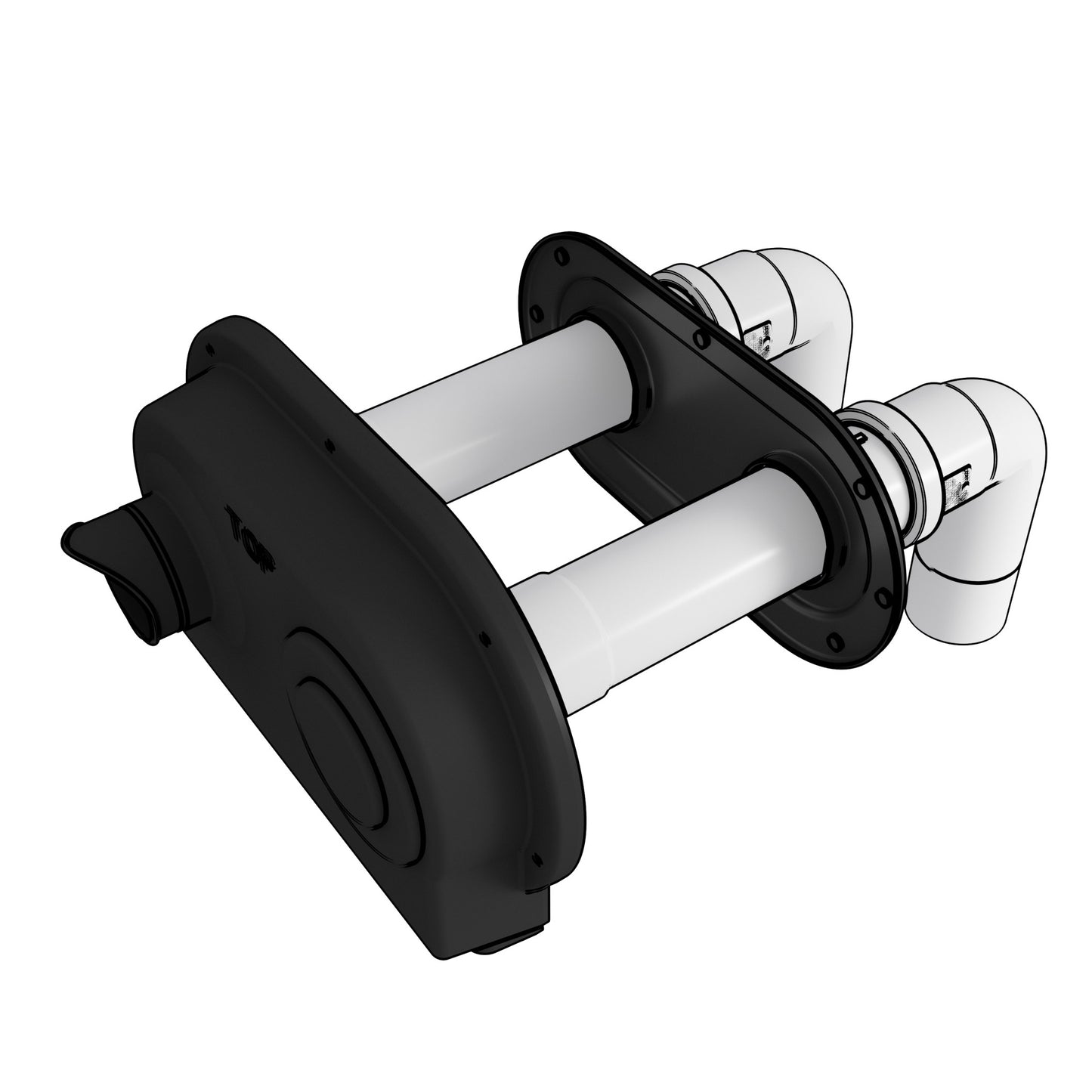 223085NPP - 2" Twin Pipe Condensing Water Heater Wall Termination Kit