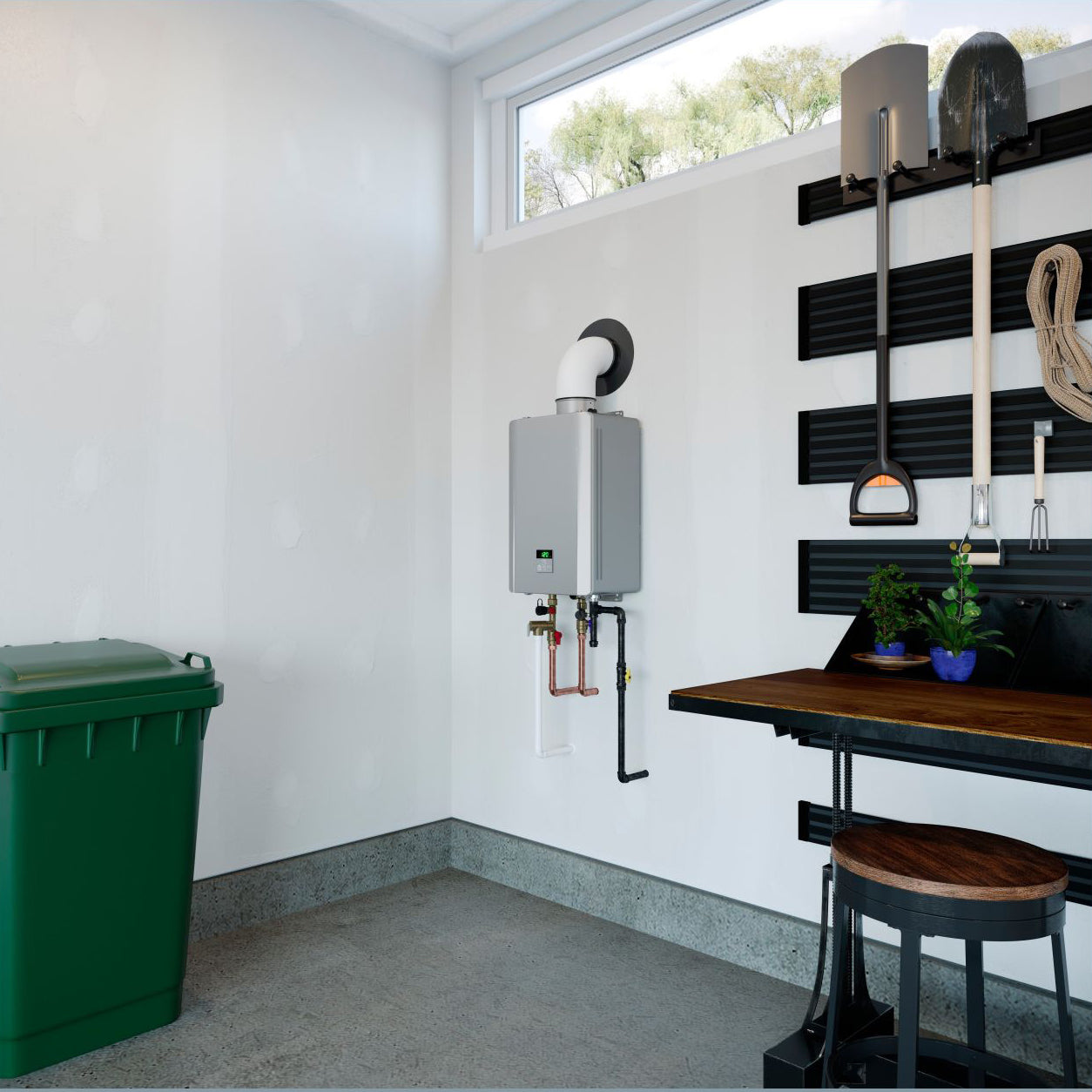 RE180IN - 180,000 BTU High Efficiency Non-Condensing Tankless Water Heater - NG