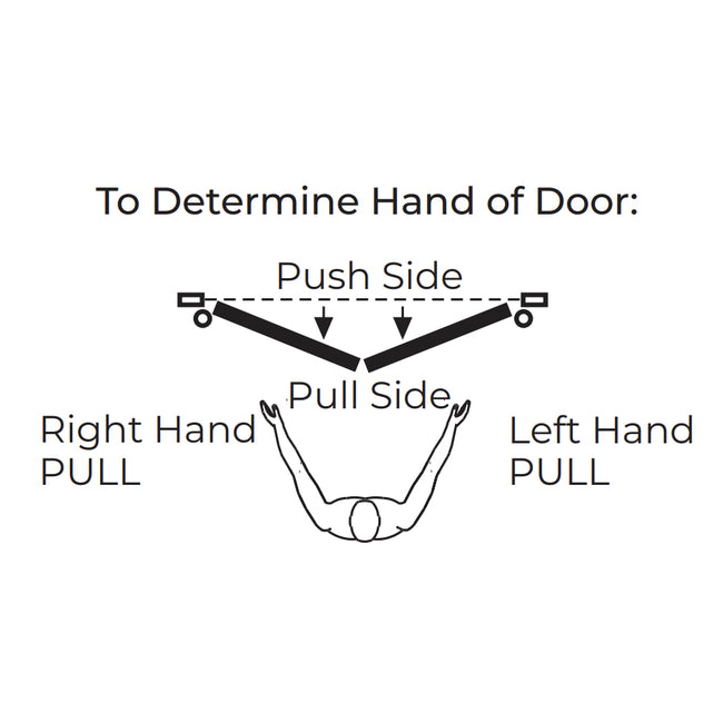 M19 Standard Duty Full Mortise Intermediate Pivot - 3/4" Offset