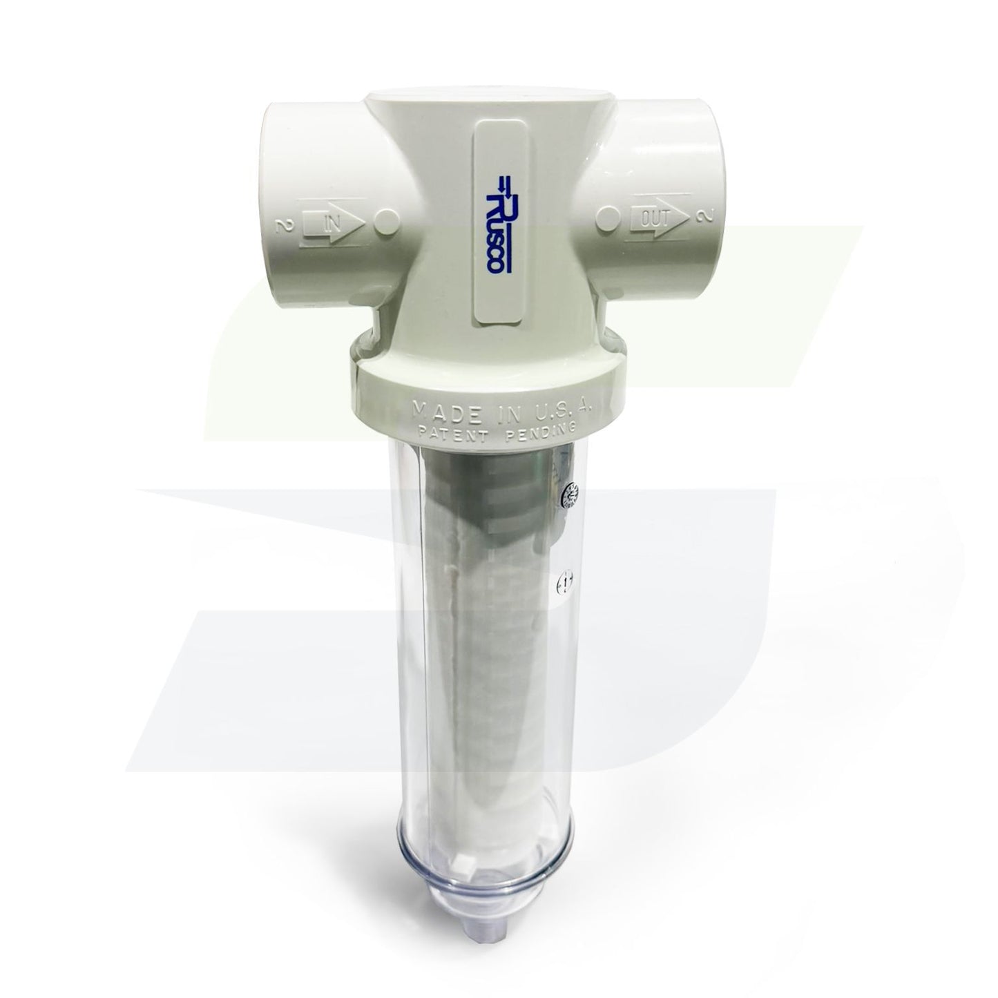 2-100-F - 2" Spin Down Sediment Trapper with Valve