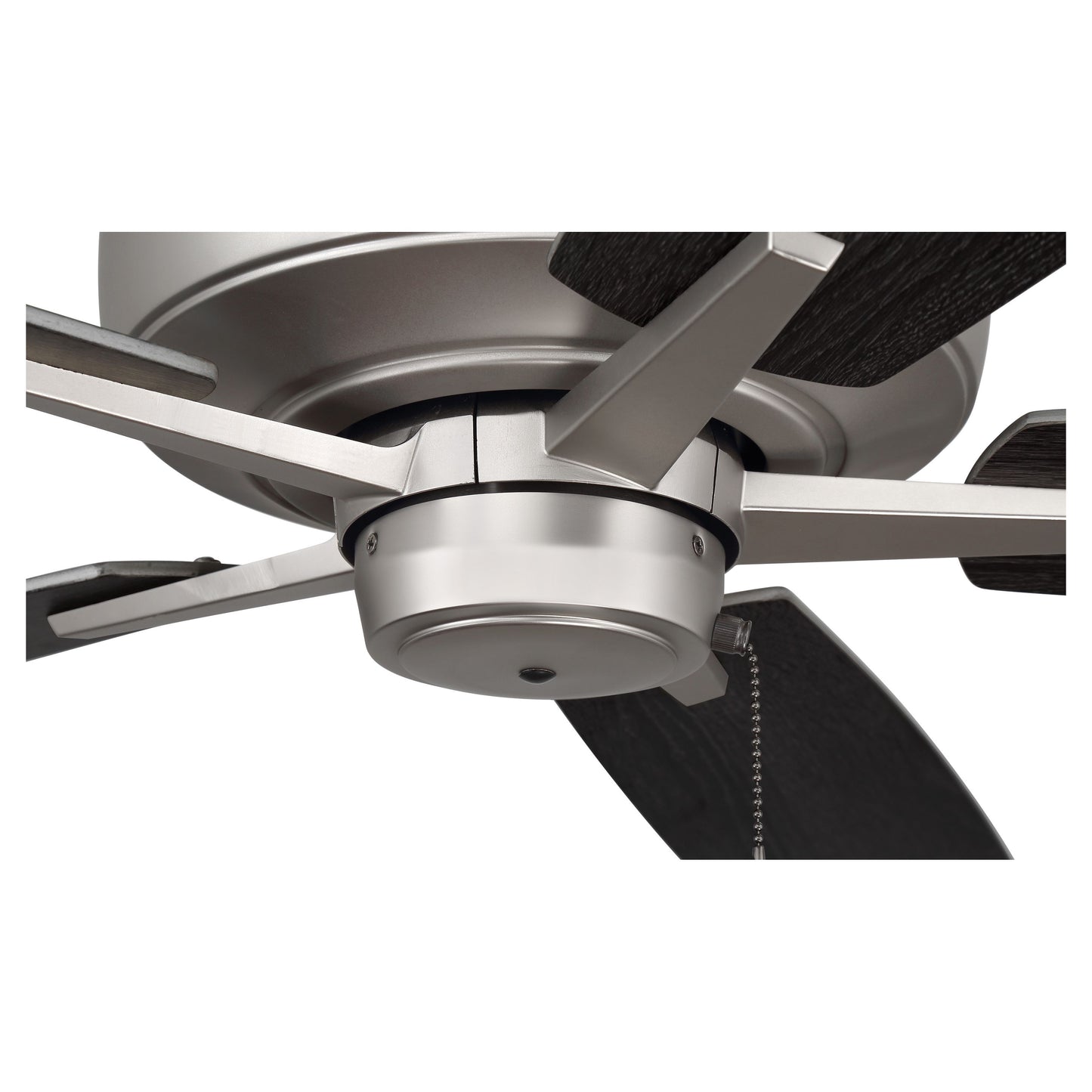 S60BN5-60BNGW - Super Pro 60" 5 Blade Ceiling Fan - Pull Chain - Brushed Satin Nickel