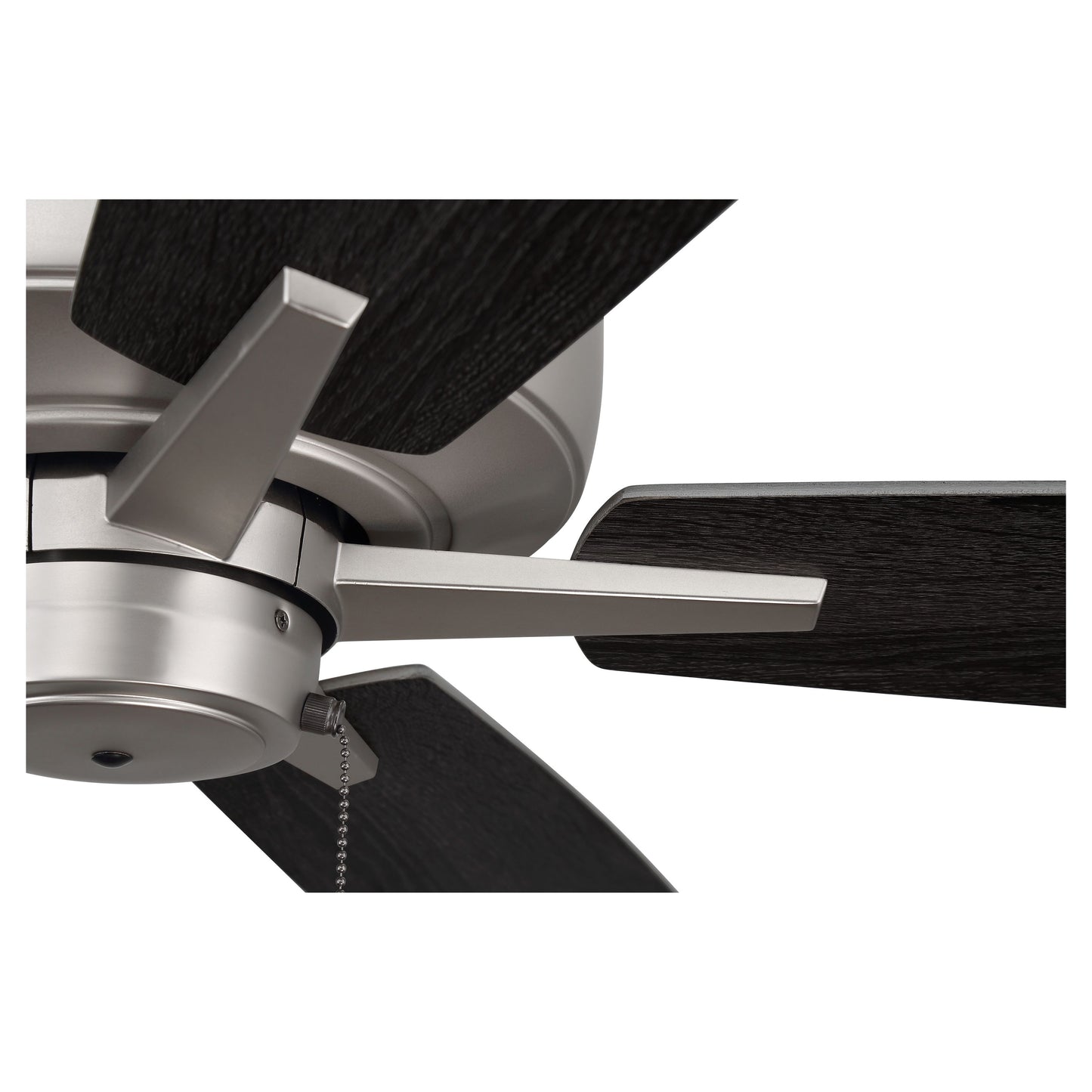 S60BN5-60BNGW - Super Pro 60" 5 Blade Ceiling Fan - Pull Chain - Brushed Satin Nickel