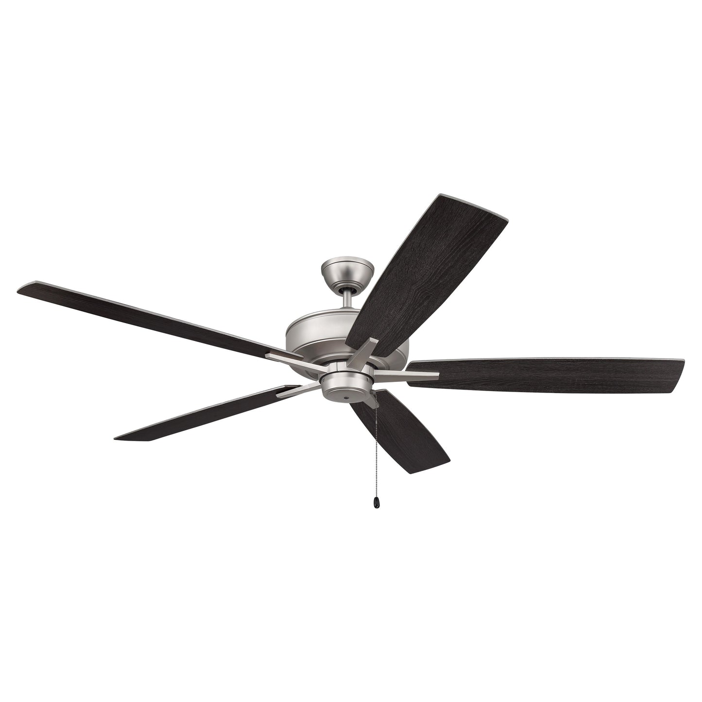 S60BN5-60BNGW - Super Pro 60" 5 Blade Ceiling Fan - Pull Chain - Brushed Satin Nickel