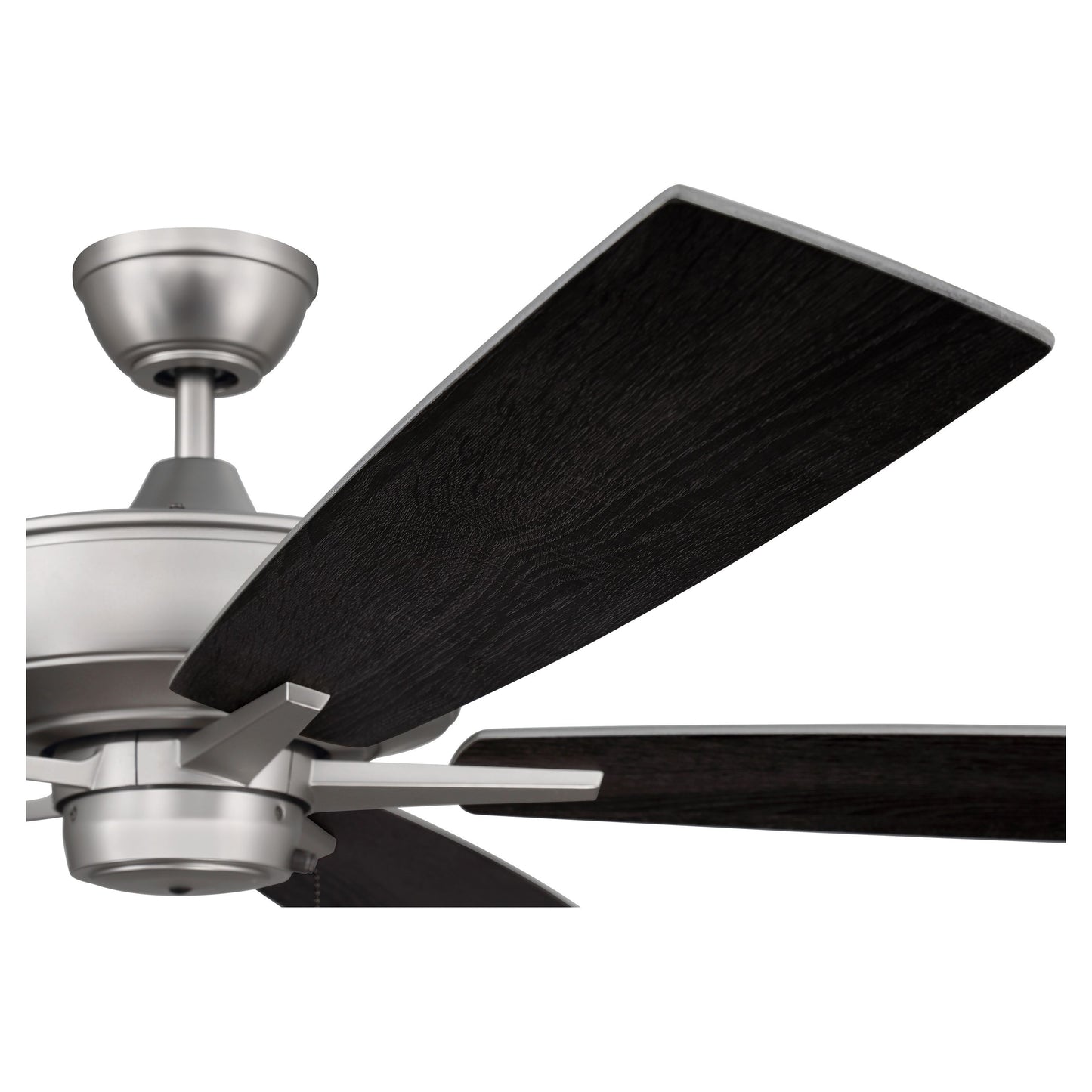 S60BN5-60BNGW - Super Pro 60" 5 Blade Ceiling Fan - Pull Chain - Brushed Satin Nickel