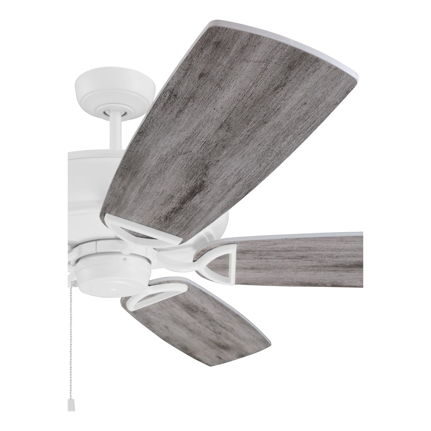 SAP56MWW5 - Supreme Air Plus 56" 5 Blade Indoor / Outdoor Ceiling Fan - Pull Chain - Matte White