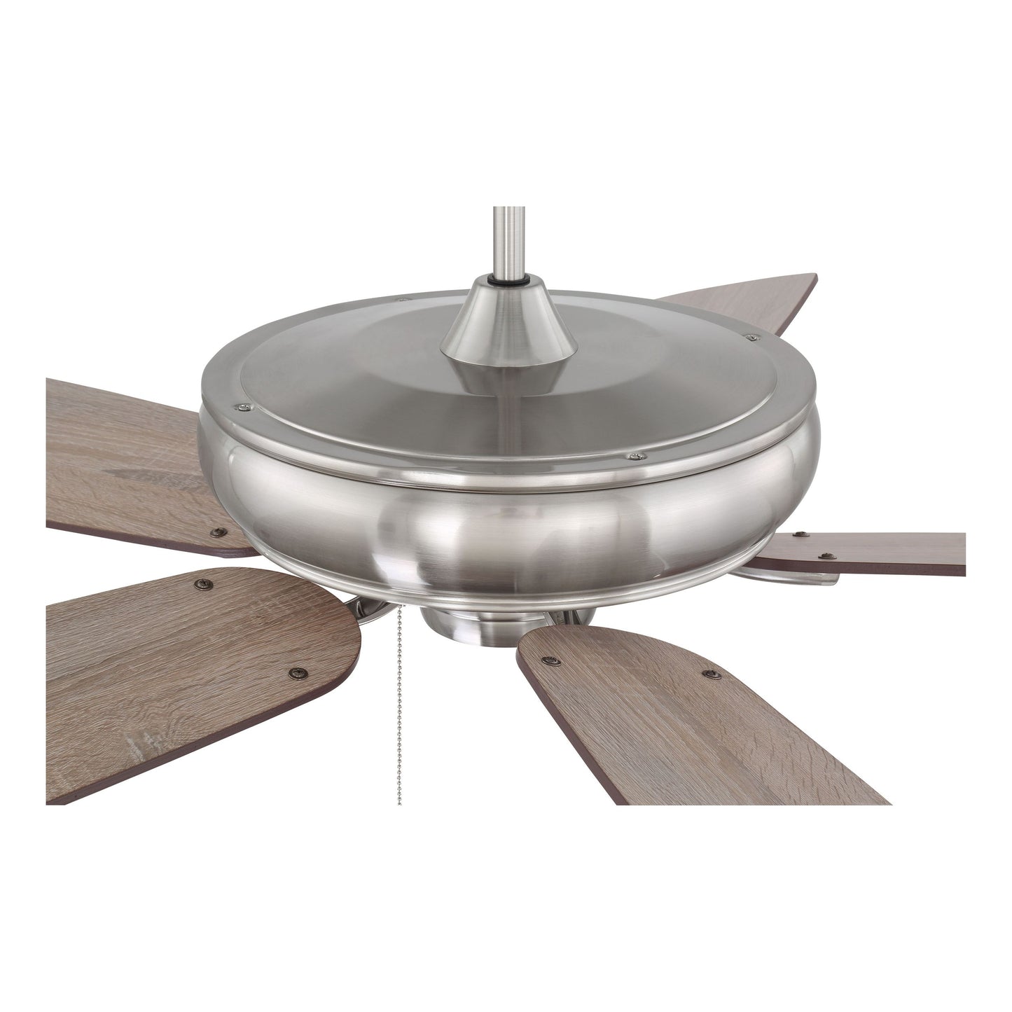 SAP62BNK5 - Supreme Air Plus 62" 5 Blade Ceiling Fan - Pull Chain - Brushed Polished Nickel