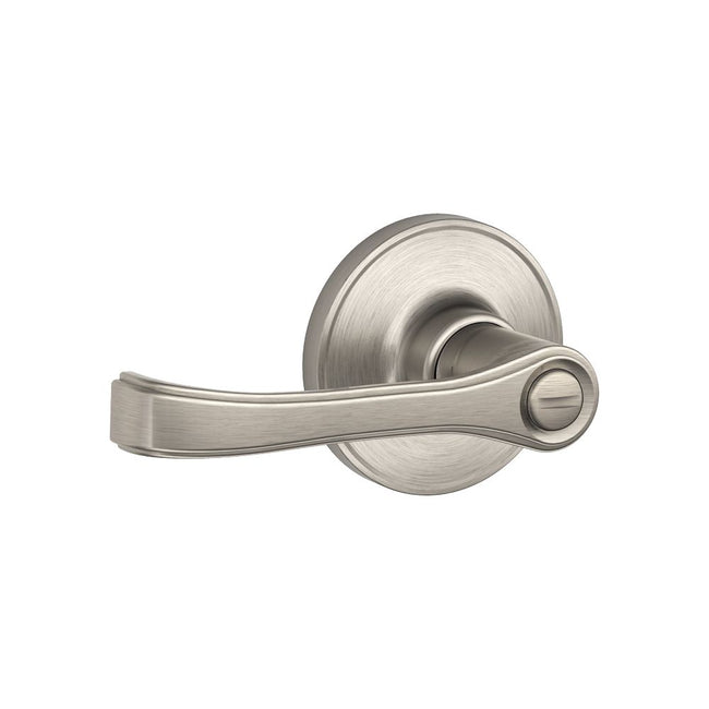 Privacy Lock Torino Lever with 16254 Latch and 10101 Strike Satin