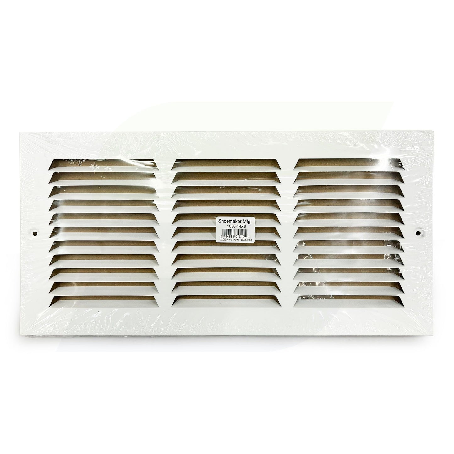 1050 Series - 14" x 6"- Return Air Grille in White