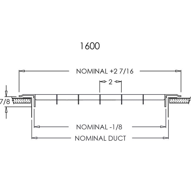 1600 Series - 10" x 30" Heavy Duty Floor Grille with 0 Degree Deflection in Driftwood Tan