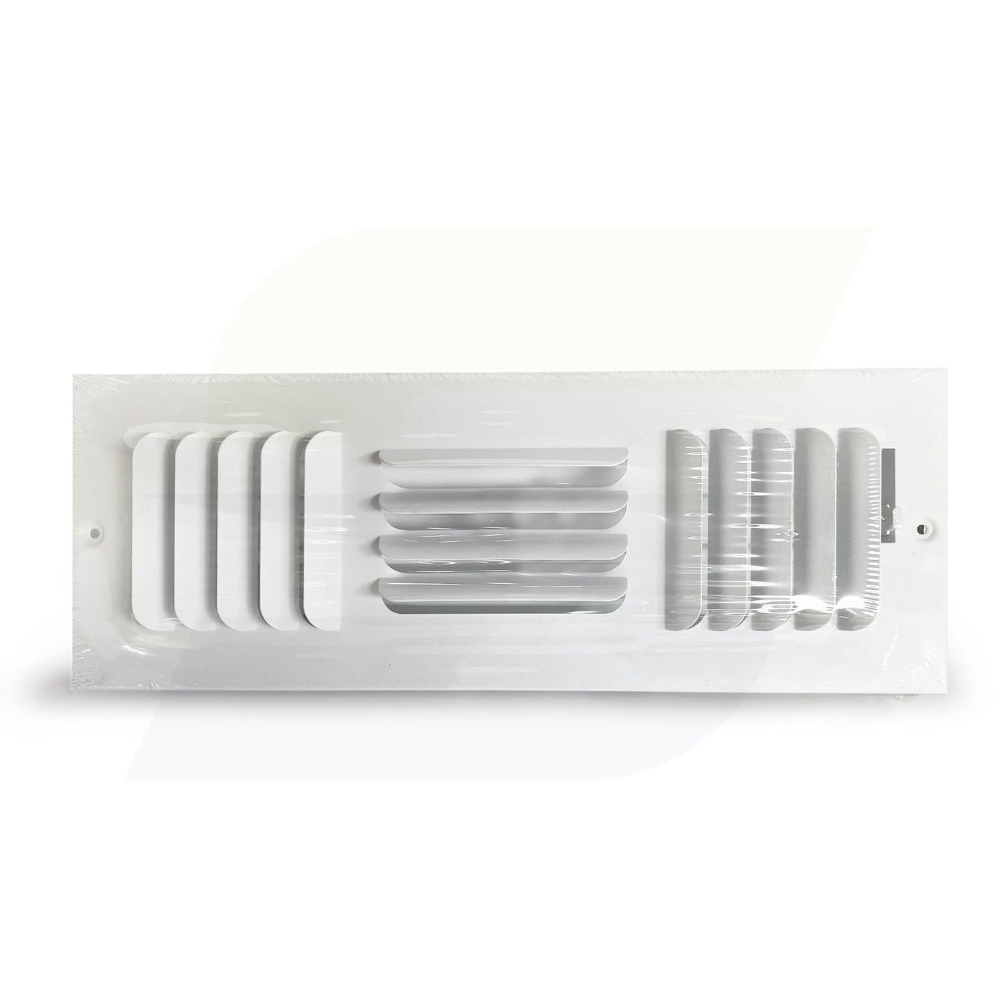 200 Series - 14" x 4" Stamped Curved Blade Register in White