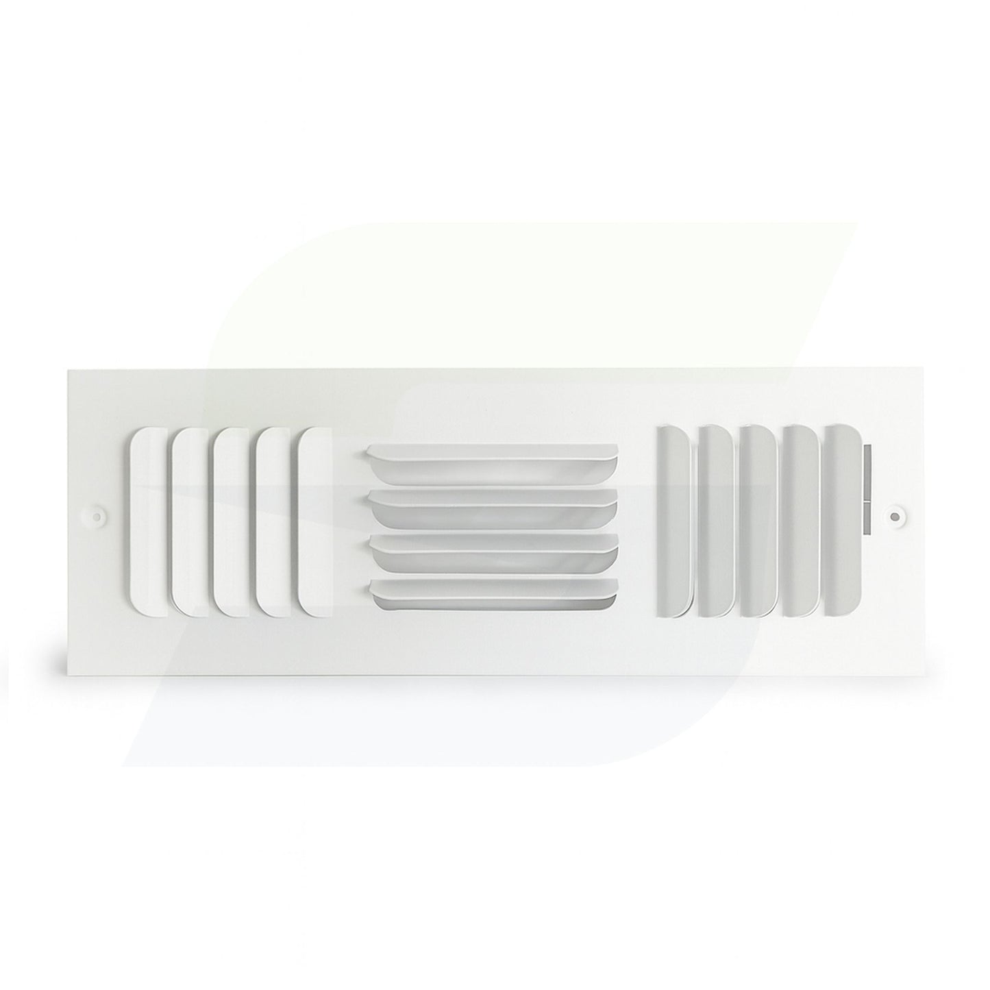200 Series - 14" x 4" Stamped Curved Blade Register in White