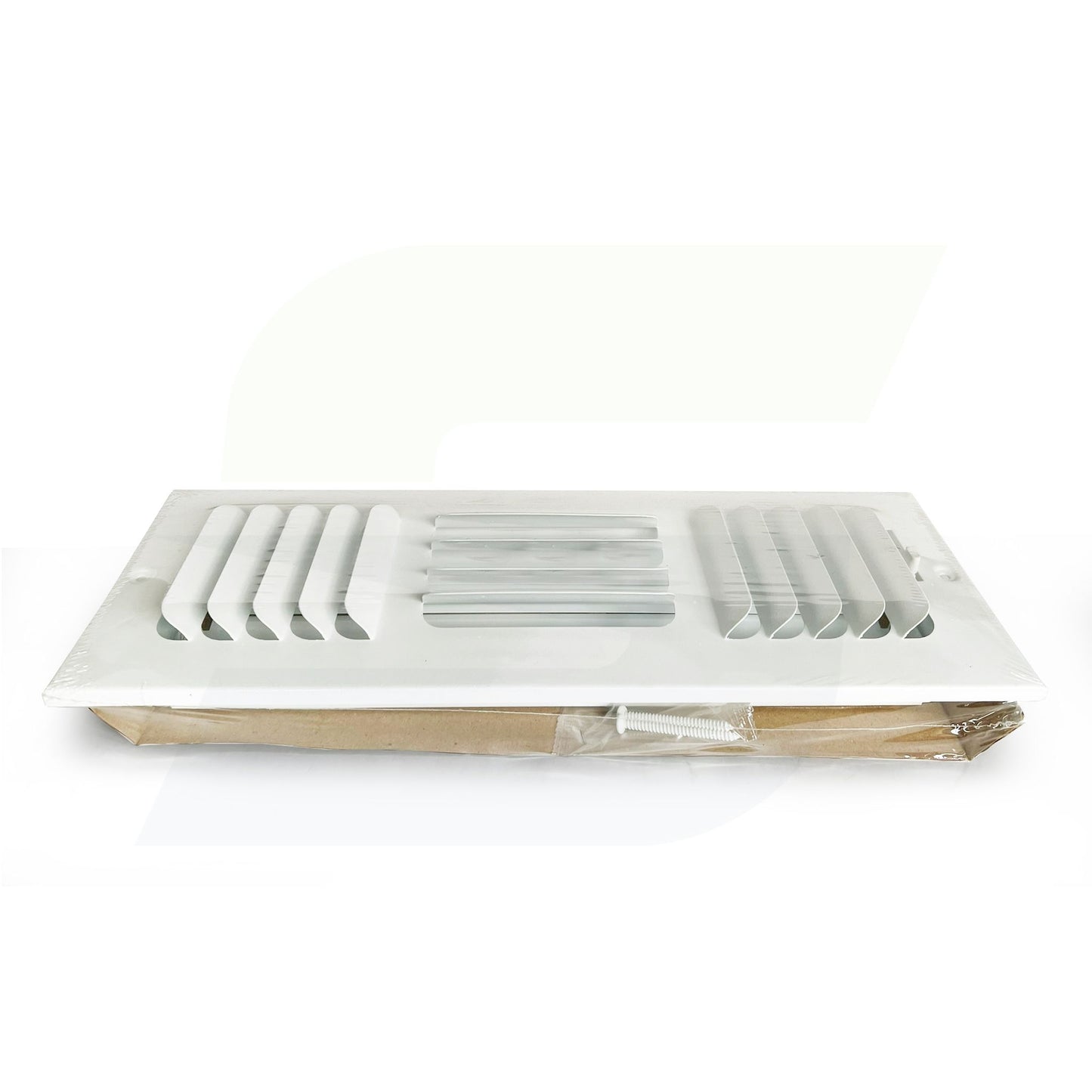200 Series - 14" x 4" Stamped Curved Blade Register in White