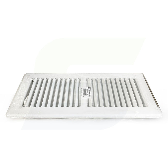 325 Series - 4" x 12" Stamped Perimeter Floor Register in White