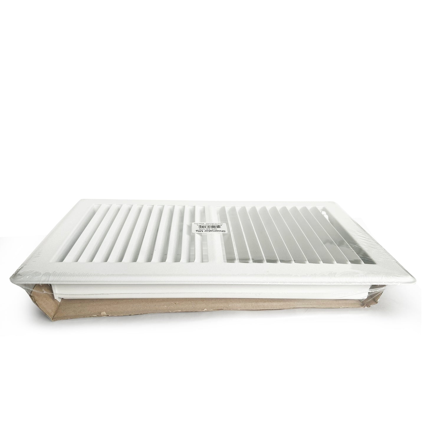 325 Series - 6" x 12" Heavy Gauge Stamped Deluxe Floor Register in White