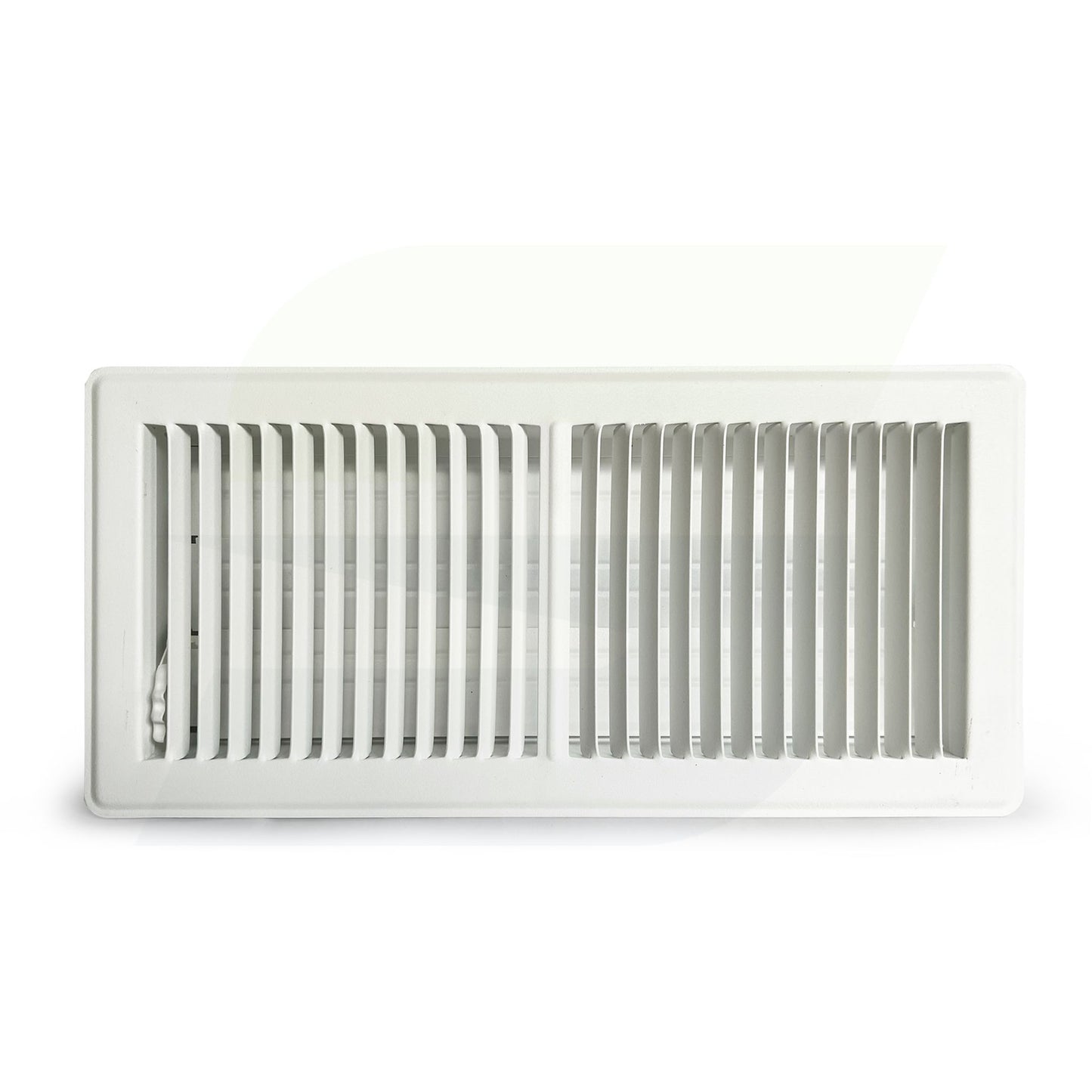 350 Series - 6" x 14" Heavy Gauge Stamped Deluxe Floor Register in White