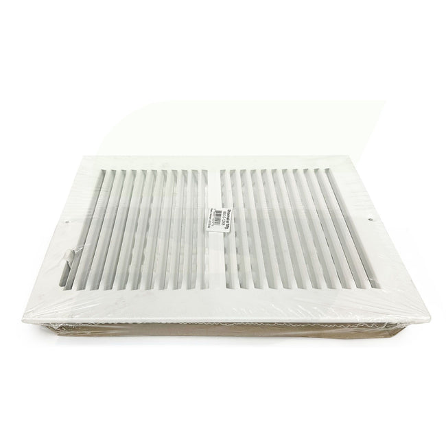 850 Series - 12" x 8" 2-Way Stamped Register for Ceilings / Walls in Soft White
