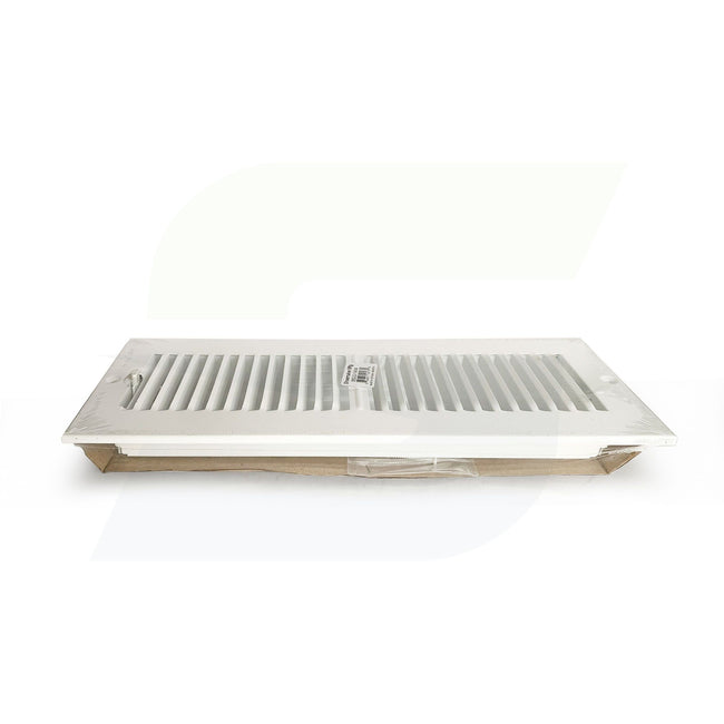 850 Series - 14" x 4" 2-Way Stamped Register for Ceilings / Walls in Soft White