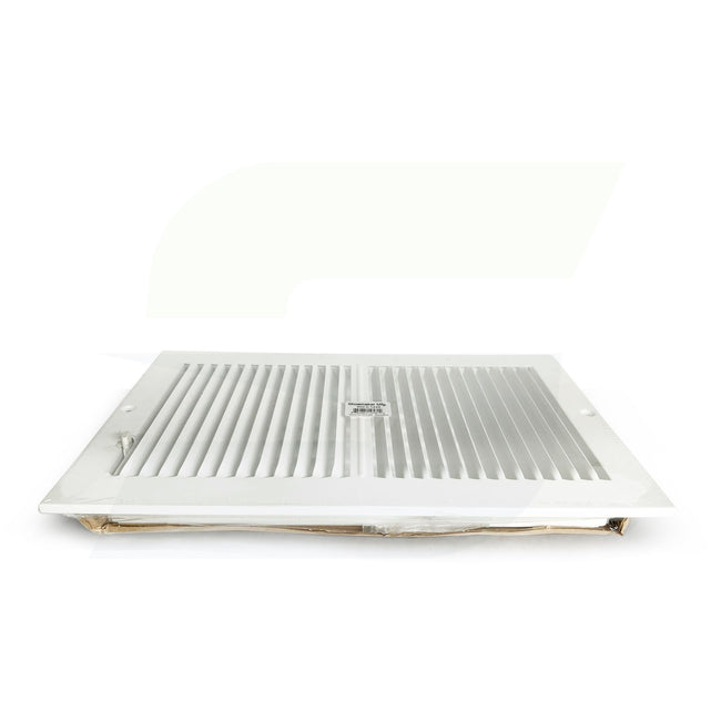 850 Series - 14" x 8" 2-Way Stamped Register for Ceilings / Walls in Soft White
