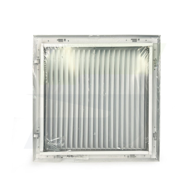936FG Series - 14" x 14" 45 Degree Fixed Steel Blade 1" Filter Grille
