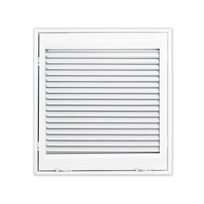 Shoemaker 935FG - 14" x 14" Fixed 45 Degree Steel Blade Filter Grille