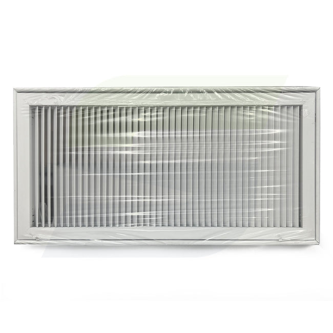 936FG Series - 30" x 14" Fixed 45 Degree Steel Blade Filter Grille
