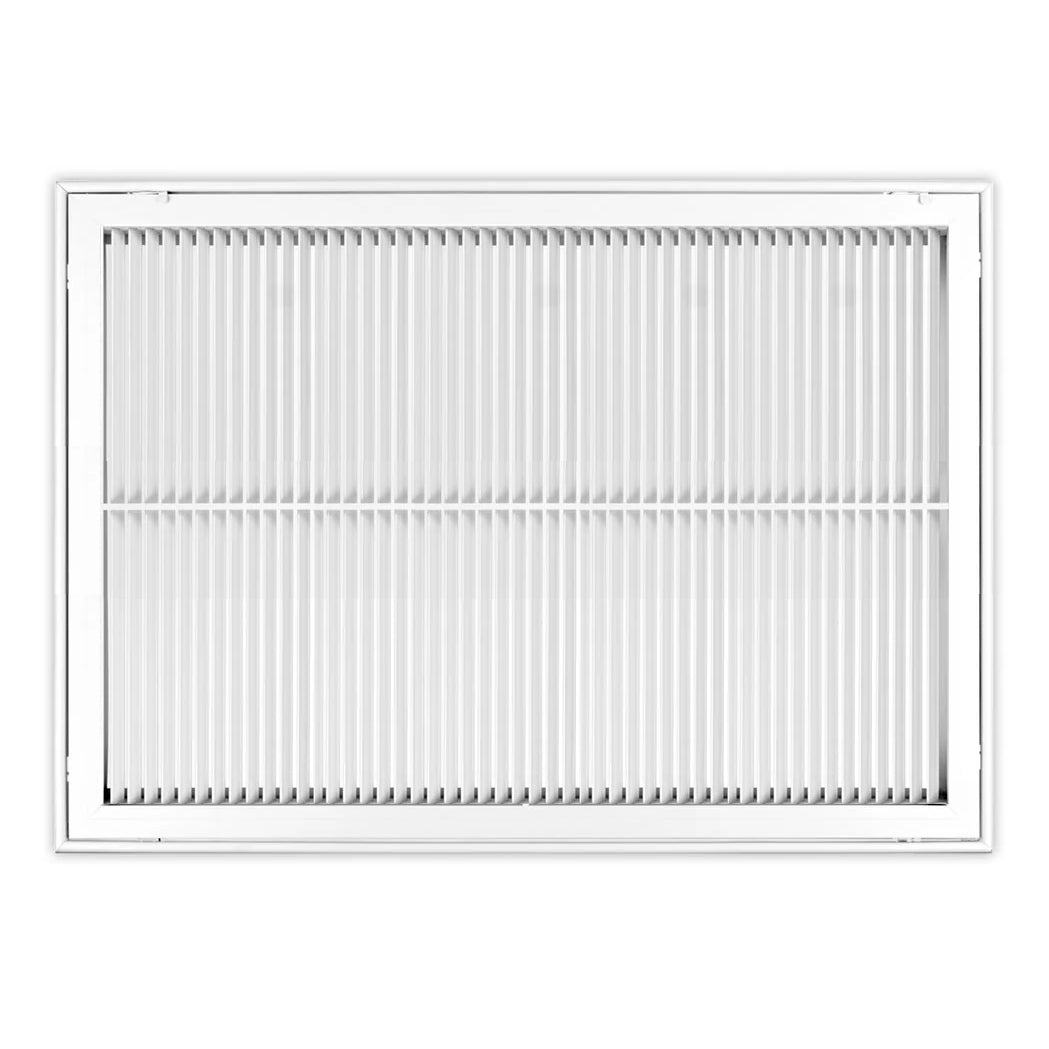 936FG Series - 25" x 20" 45 Degree  Fixed Steel Blade 1" Filter Grille