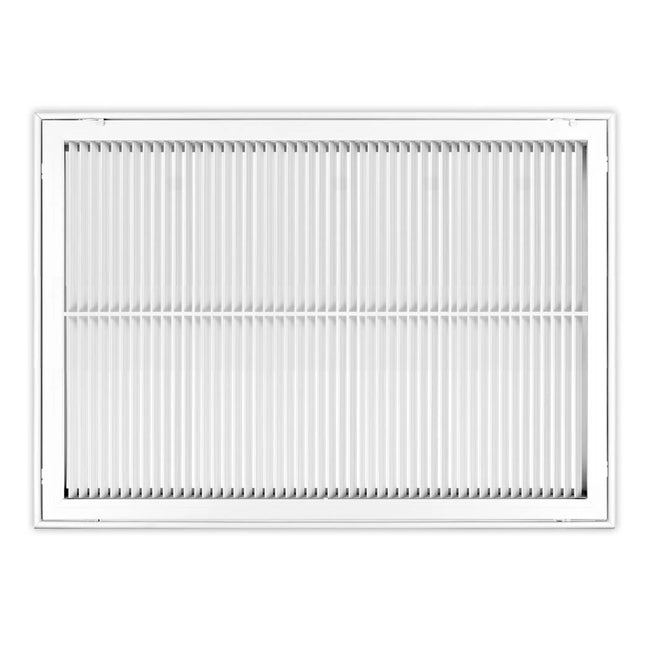 936FG Series - 25" x 20" 45 Degree  Fixed Steel Blade 1" Filter Grille