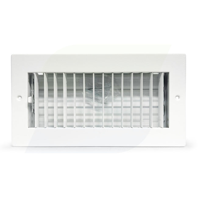 950 Series - 10" x 6" Adjustable Airfoil Blade Register w/ Multi-Shutter Damper