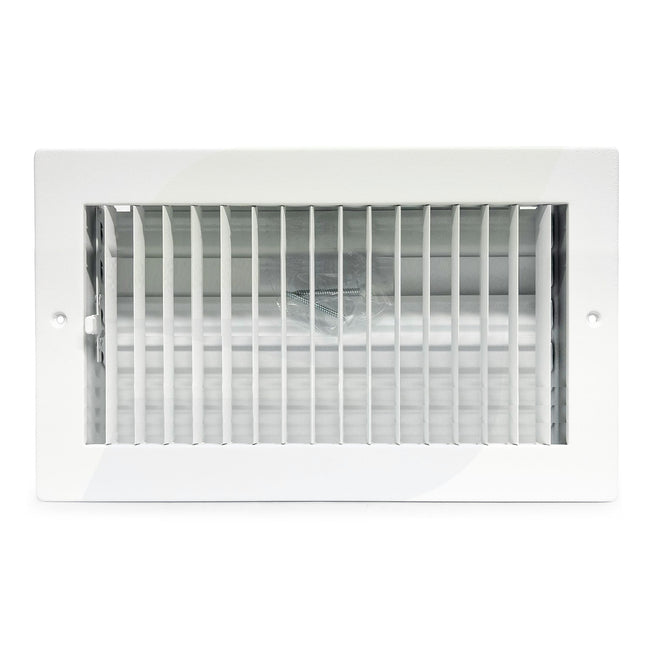 950 Series - 12" x 6" Adjustable Airfoil Blade Register w/ Multi-Shutter Damper