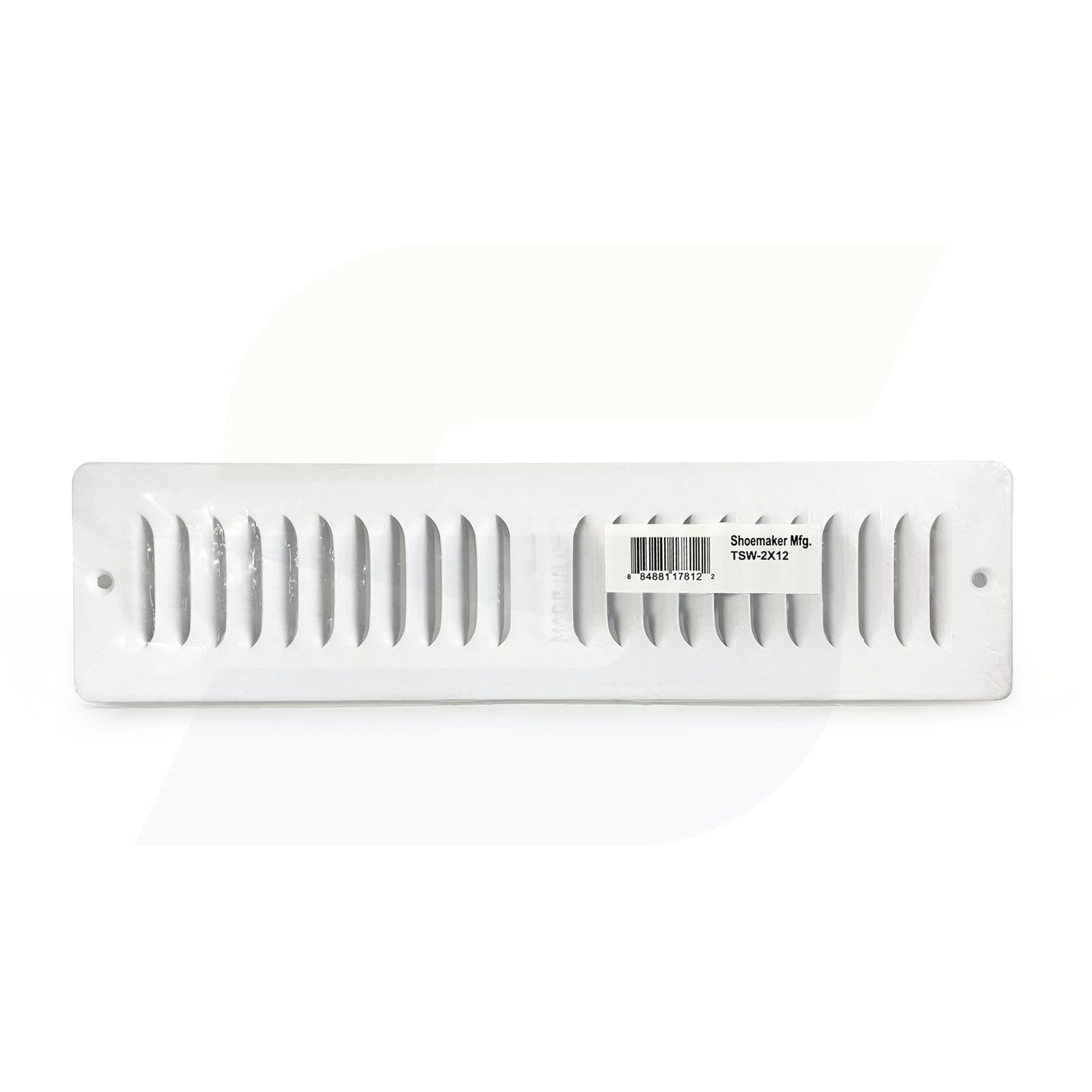 TS Series - 2" x 12" Toe Space Grille in White