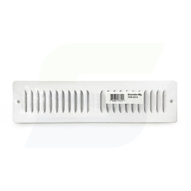 TS Series - 2" x 12" Toe Space Grille in White