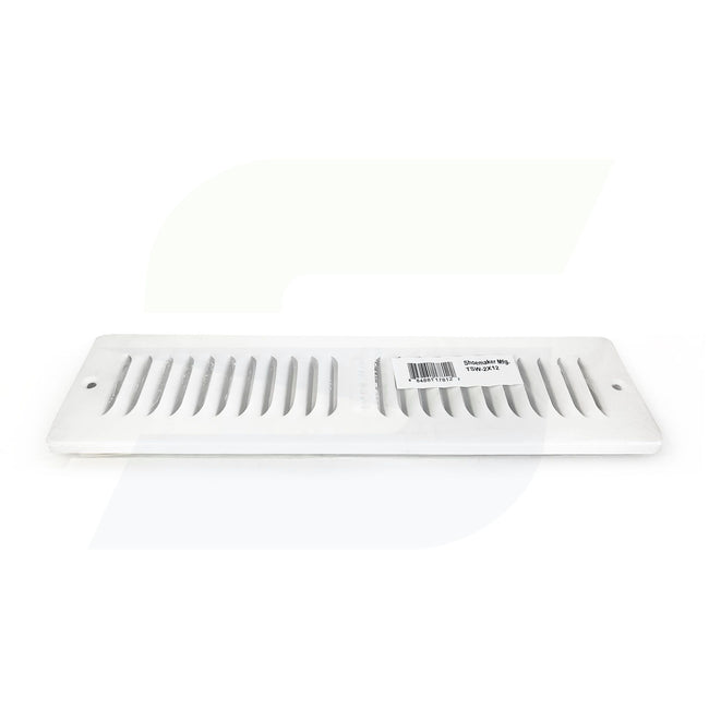 TS Series - 2" x 12" Toe Space Grille in White