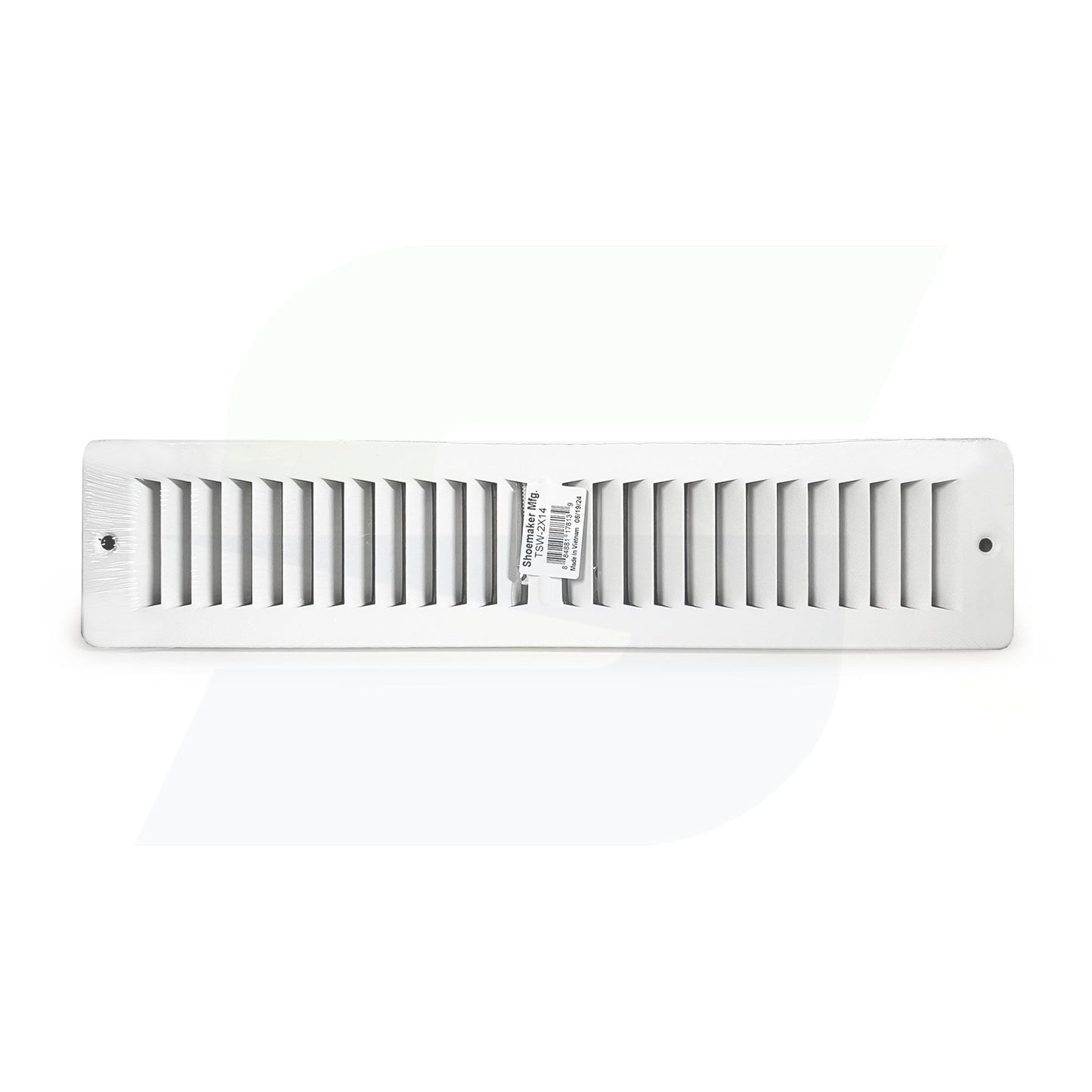 TS Series - 2" x 14" Toe Space Grille in White