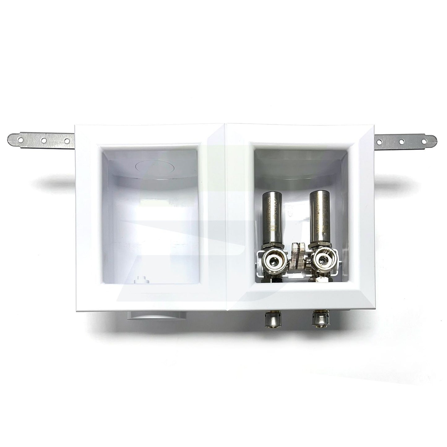 696-G2313VF - Ox Box Washing Machine Outlet Box w/ Water Hammer Arrestor - 1/2" Viega PEX