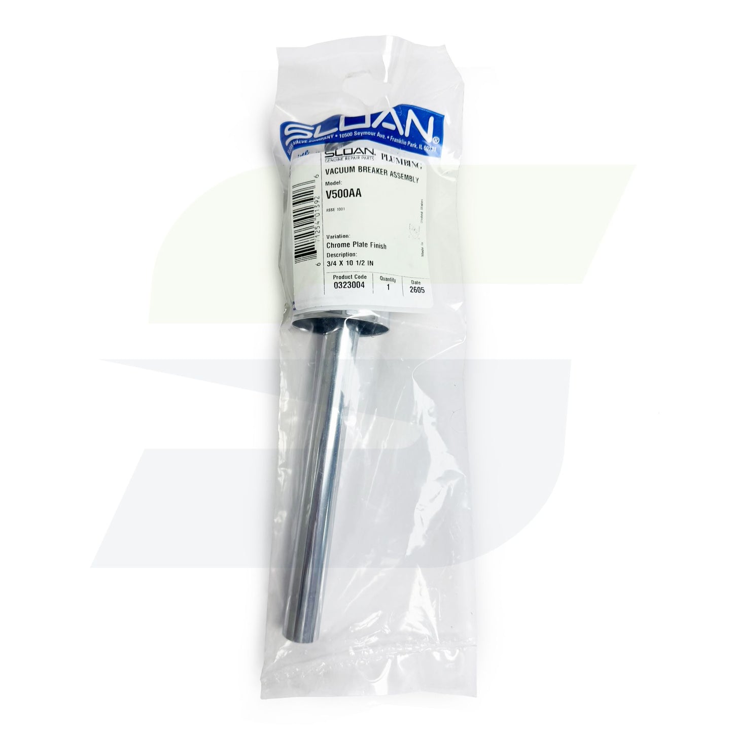 0323004 - V500AA Vacuum Breaker Assembly - 3/4" x 10-1/2"