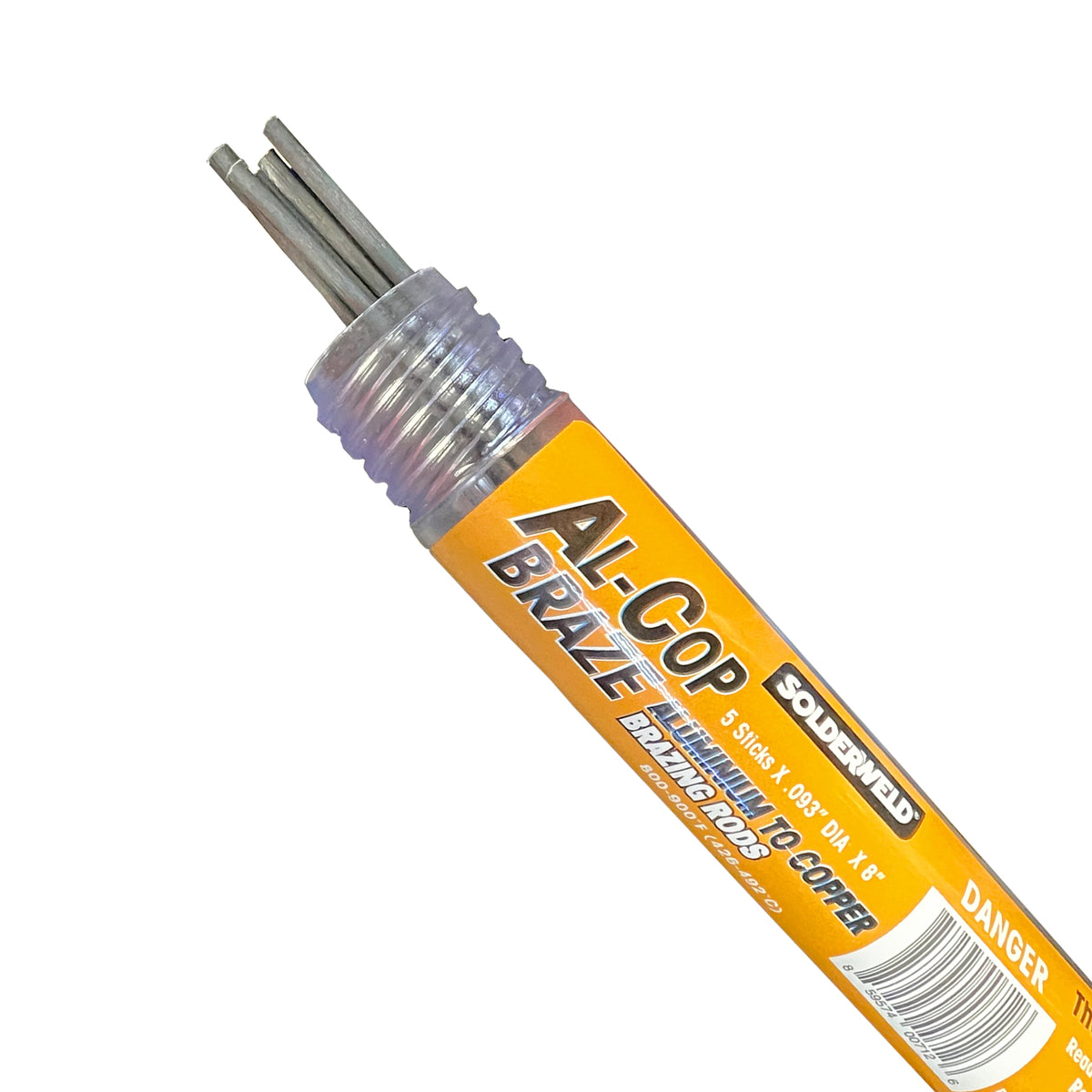 Alcop Rods SolderWeld SW-ALCU5.5 Al-Cop Braze Aluminum to Copper Brazing ...