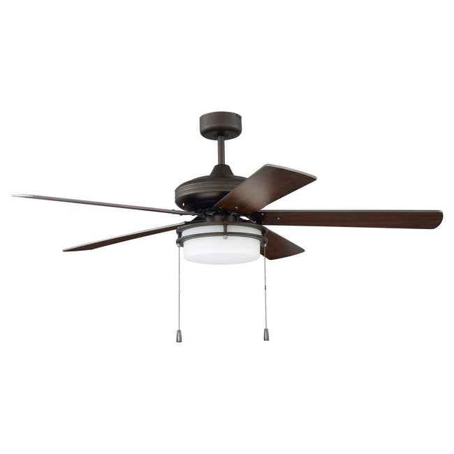 STO52ESP5 - Stonegate 52" 5 Blade Ceiling Fan with Light Kit - Pull Chain - Espresso