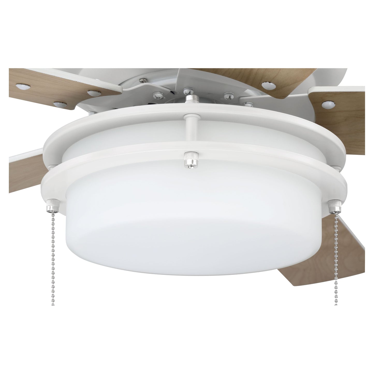 STO52W5 - Stonegate 52" 5 Blade Ceiling Fan with Light Kit - Pull Chain - White